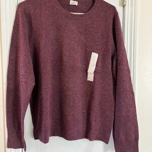 Burgundy A New Day Crewneck